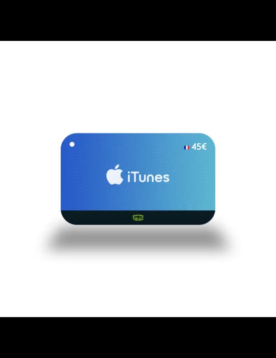 Carte iTunes 45€ - FR