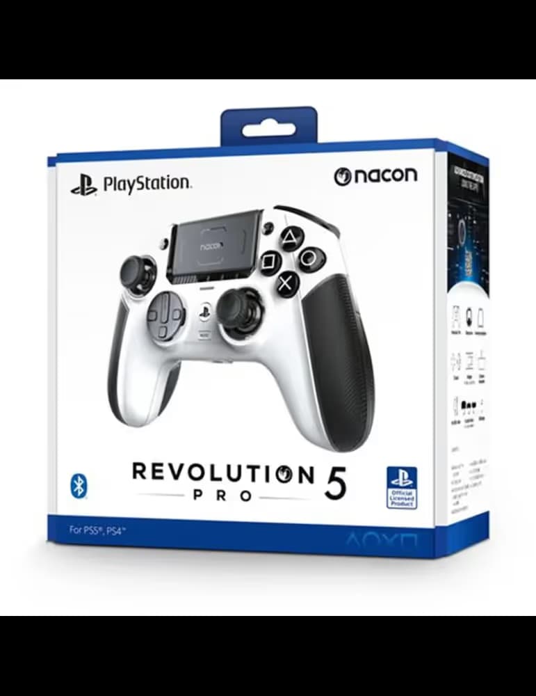 Manette Pro Nacon Revolution 5 Pro Noire Blanc