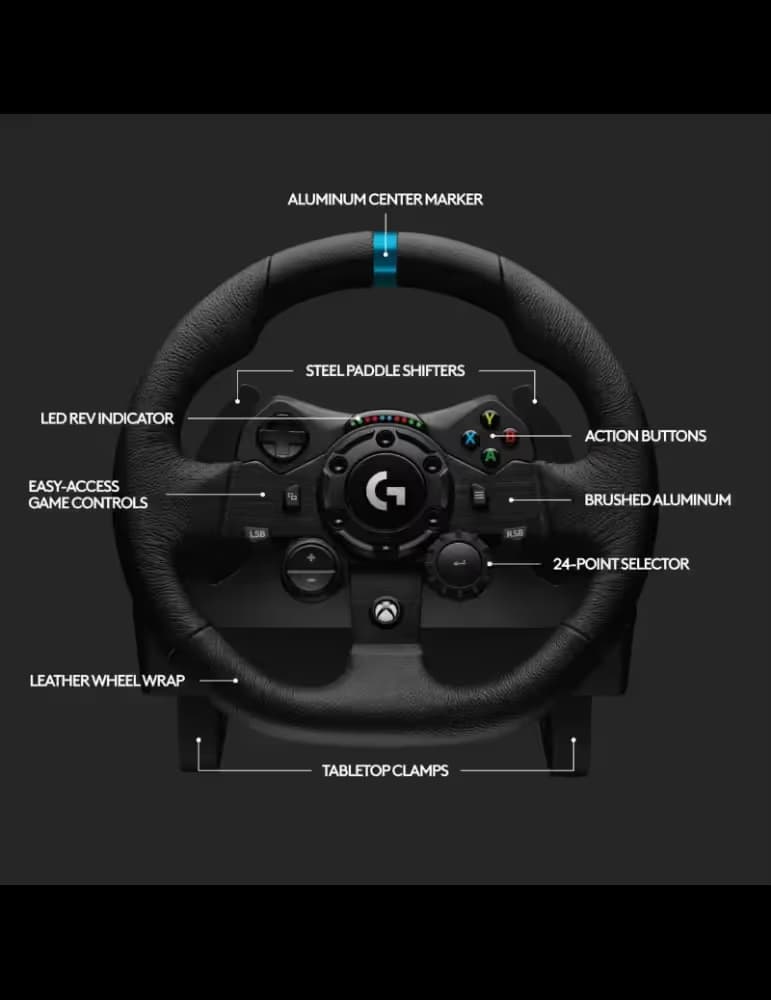Logitech G923 TRUEFORCE - Volant de Course