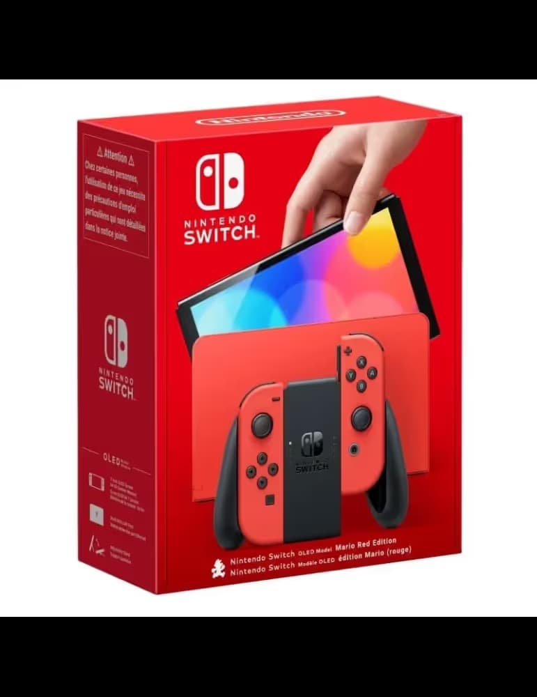Nintendo Switch OLED Edition Mario Rouge