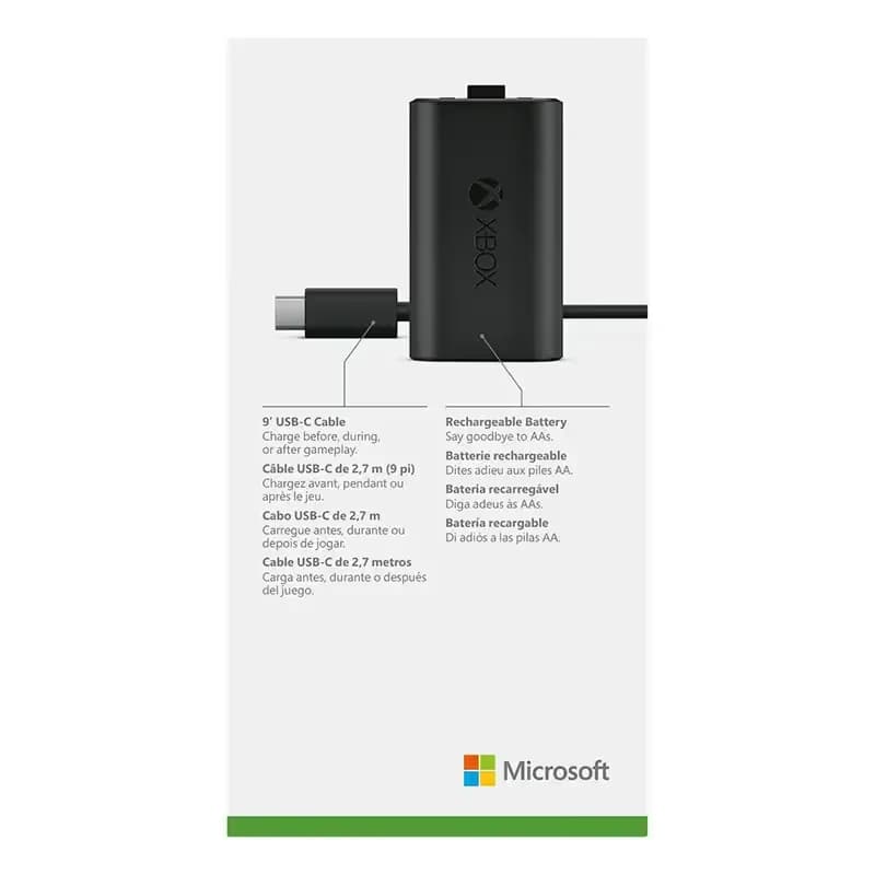 Batterie Rechargeable Xbox + Câble USB-C