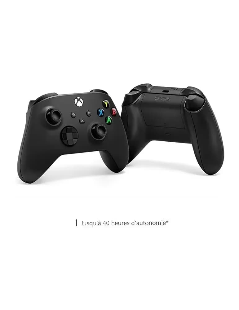 Manette Xbox Sans Fil: Carbon Black
